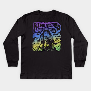 King Gizzard & Lizard Wizard Rainbow Kids Long Sleeve T-Shirt